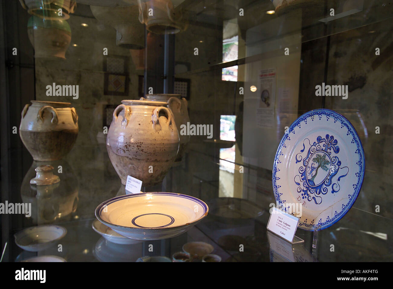 Ceramics museum, Calitri, Campania, Italy Stock Photo Alamy