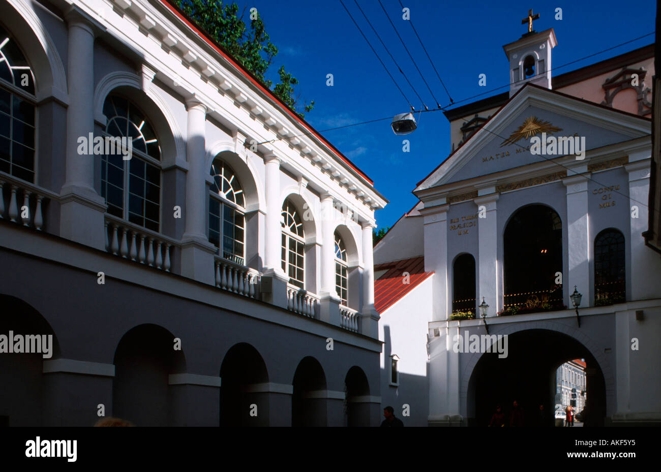 Osteuropa, Litauen, Vilnius, Altstadt, Ausros Vartu, Ostra-Brama-Tor (Tor der Morgenröte) Stock Photo
