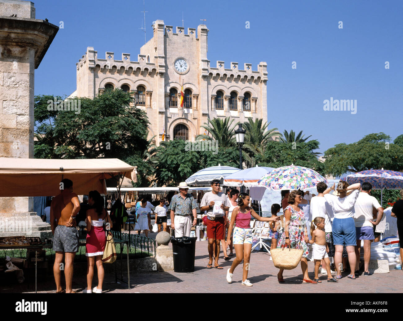 Minorca, Ciudadela Stock Photo