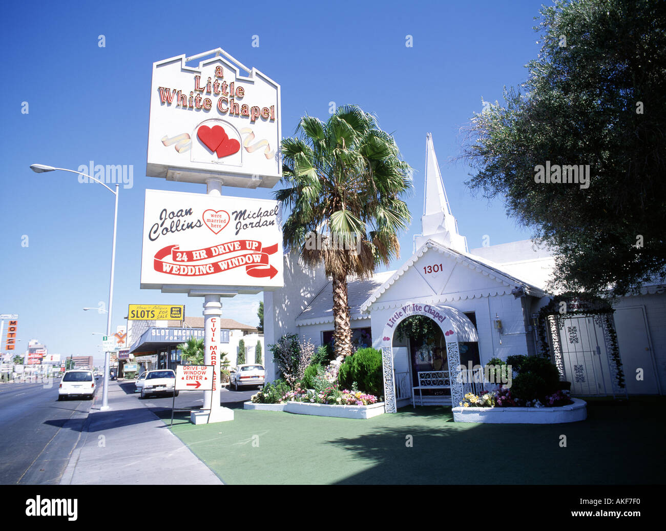 Las Vegas Wedding Chapel Stock Photo - Alamy