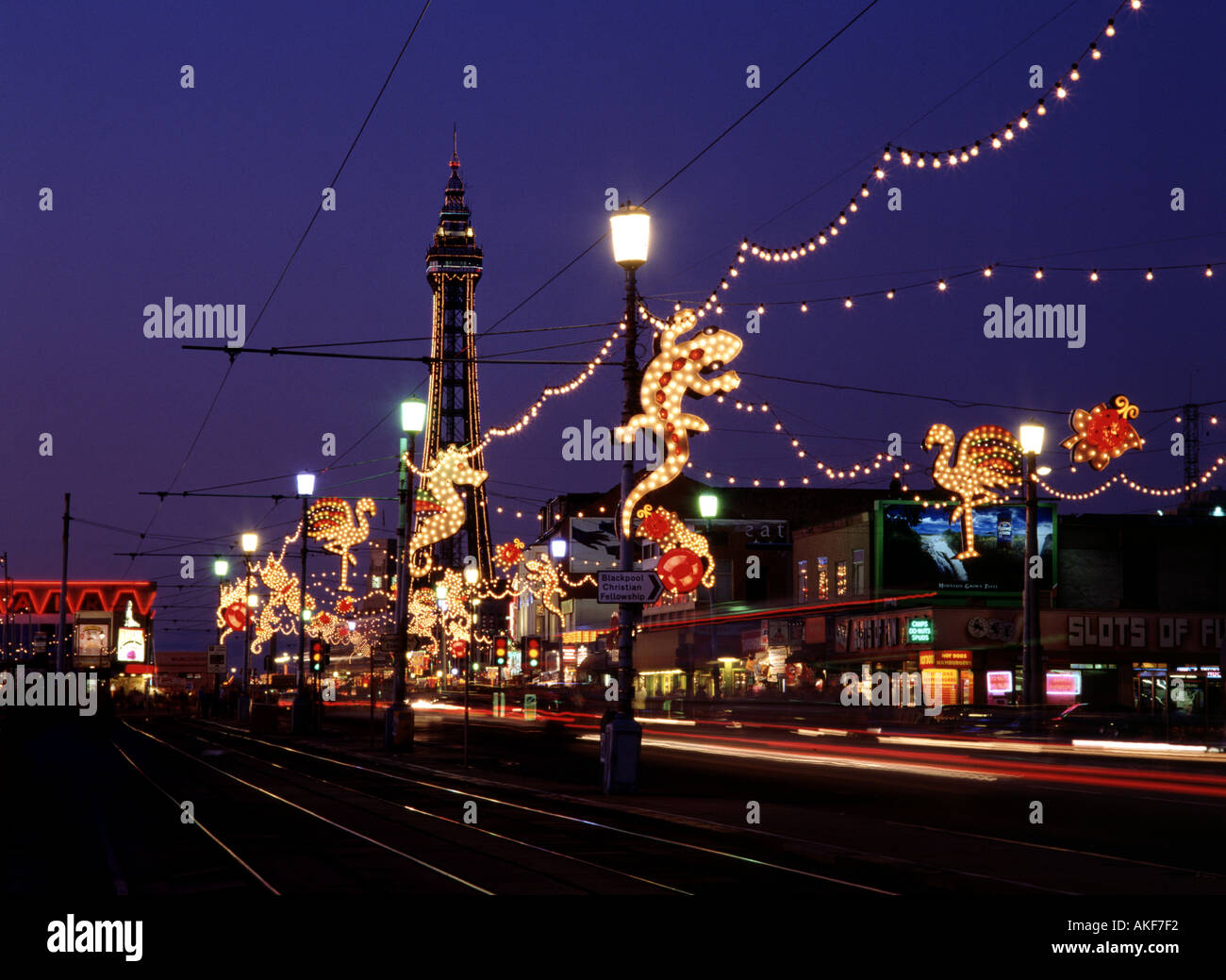 Blackpool street lights hi-res stock photography and images - Alamy