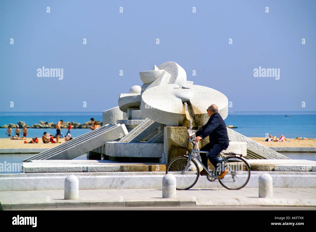 La Nave monument, I Maggio square, Pescara, Abruzzo, Italy Stock Photo