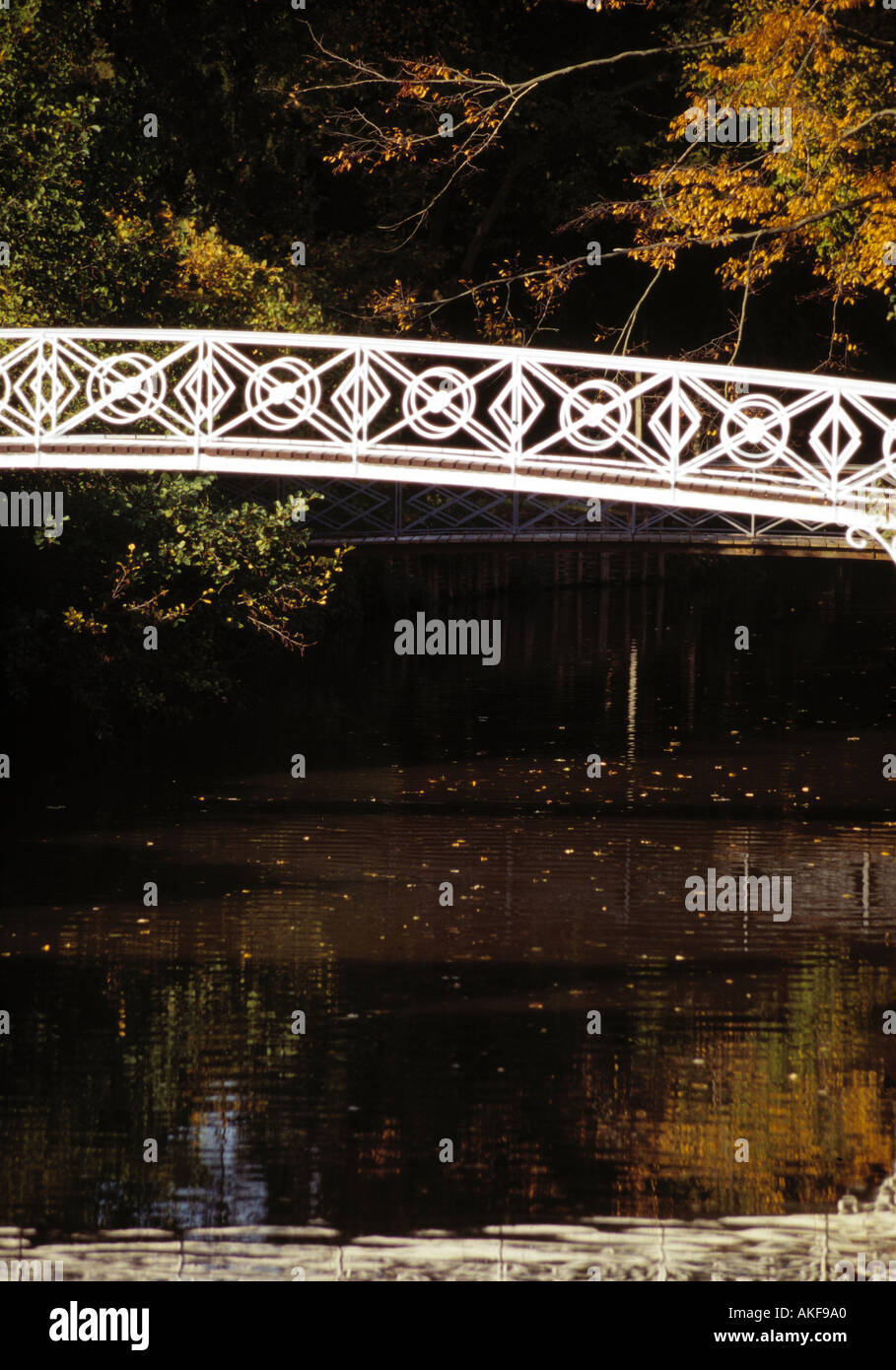 Bridge over water in France Stock Photo Alamy