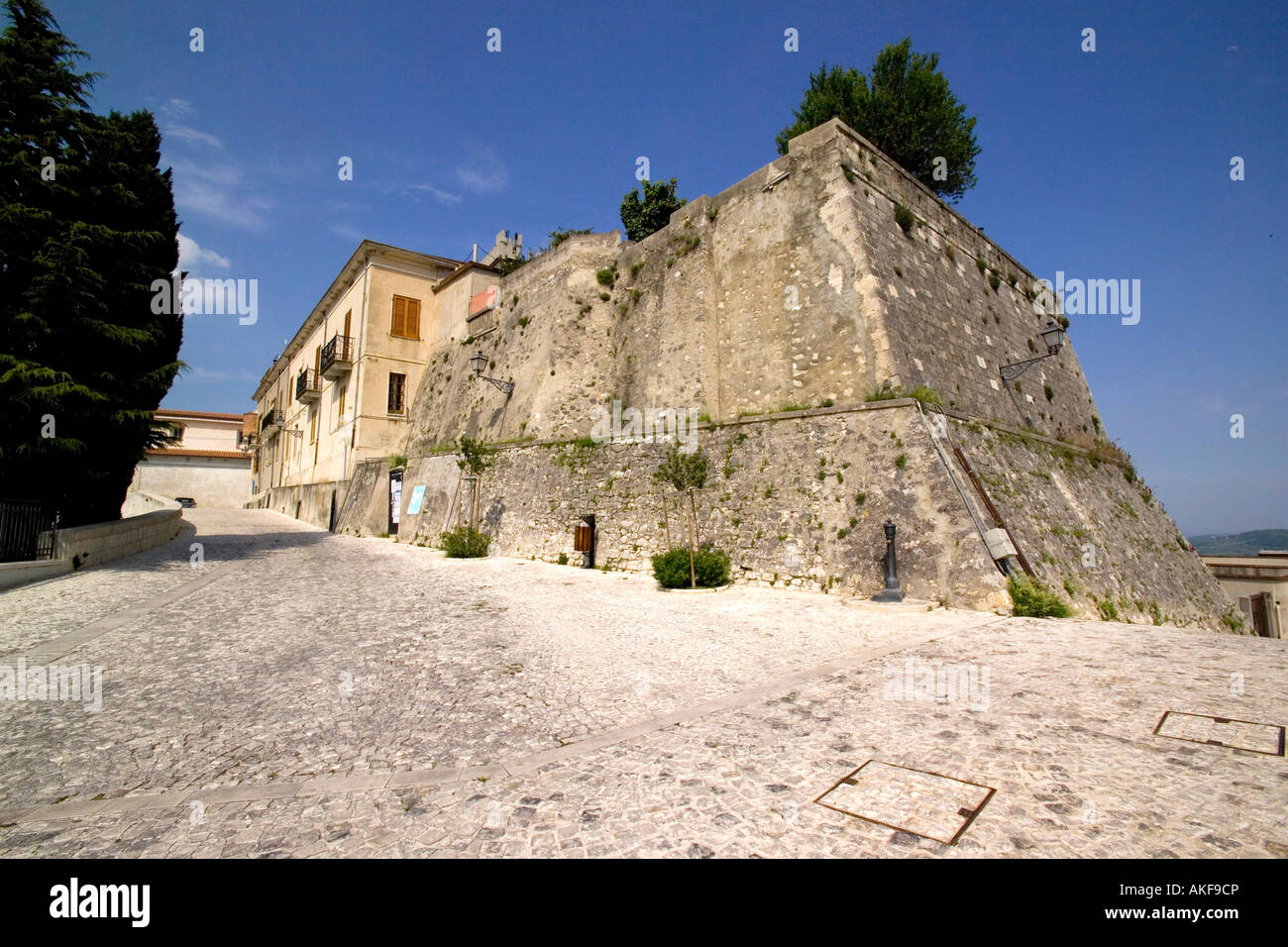 Castle, Civitella Messer Raimondo, Maiella national park, Abruzzo, Italy Stock Photo