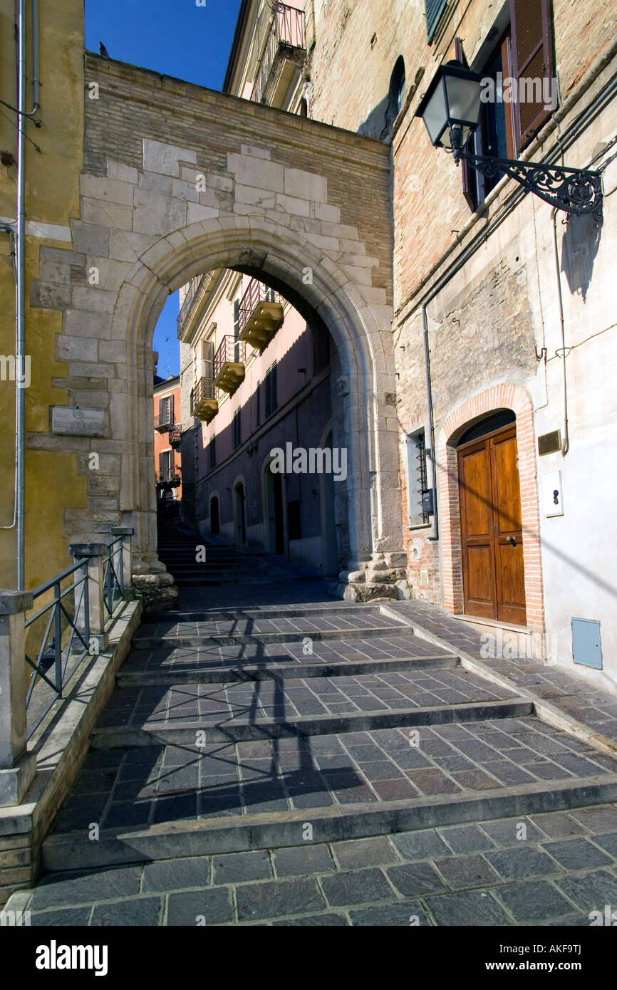 Porta Pescara city gate, Chieti, Abruzzo, Italy Stock Photo - Alamy