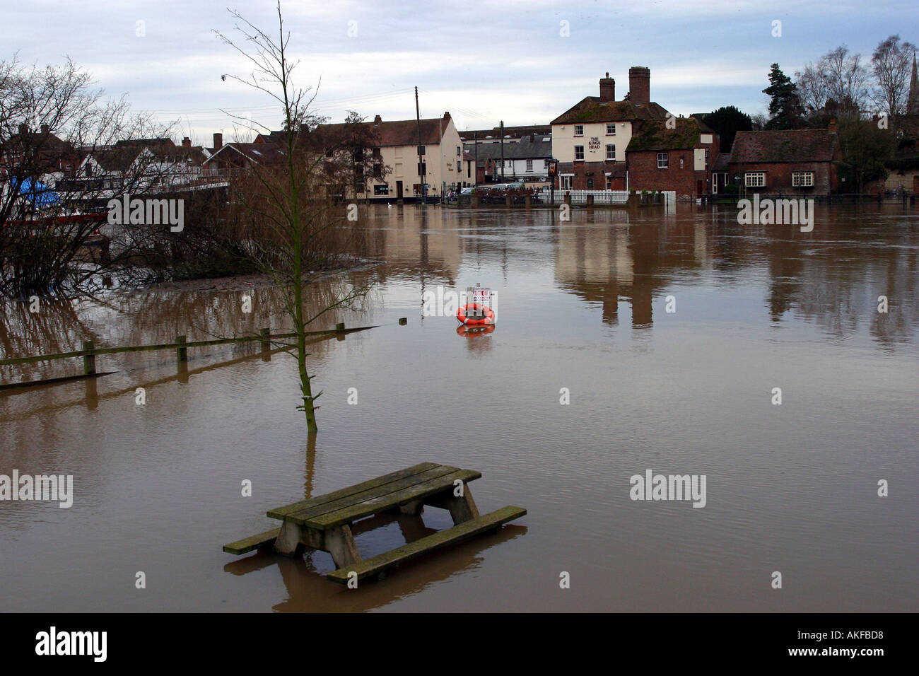 Flooding river severn upton upon hires stock photography and images