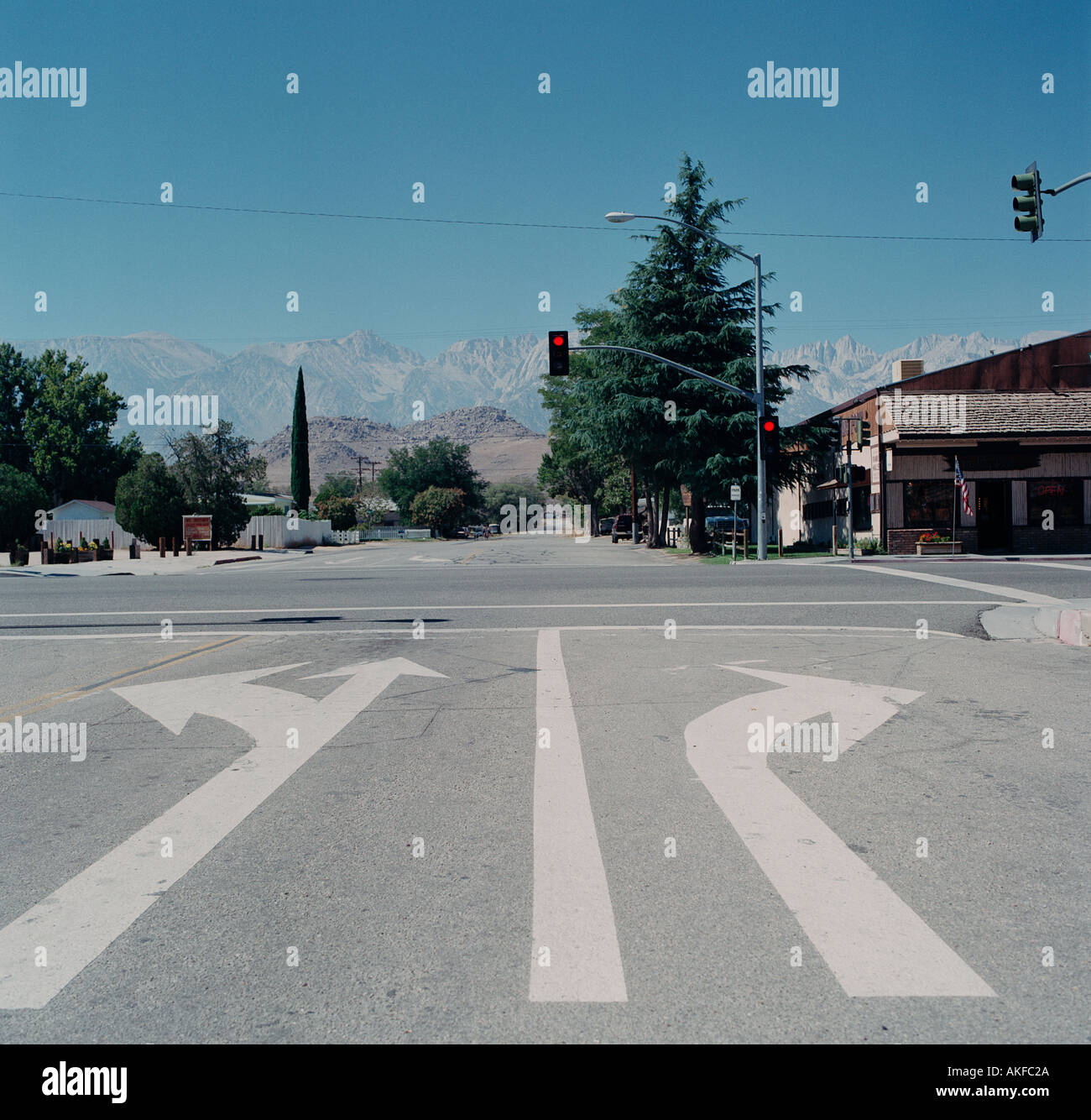 Road signs, California USA Stock Photo - Alamy