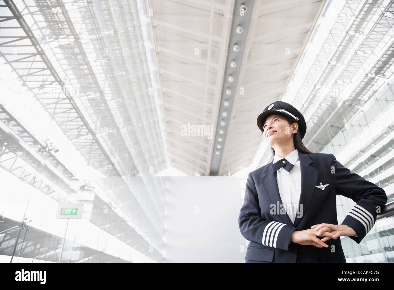 Female pilot uniform woman hi-res stock photography and images - Alamy