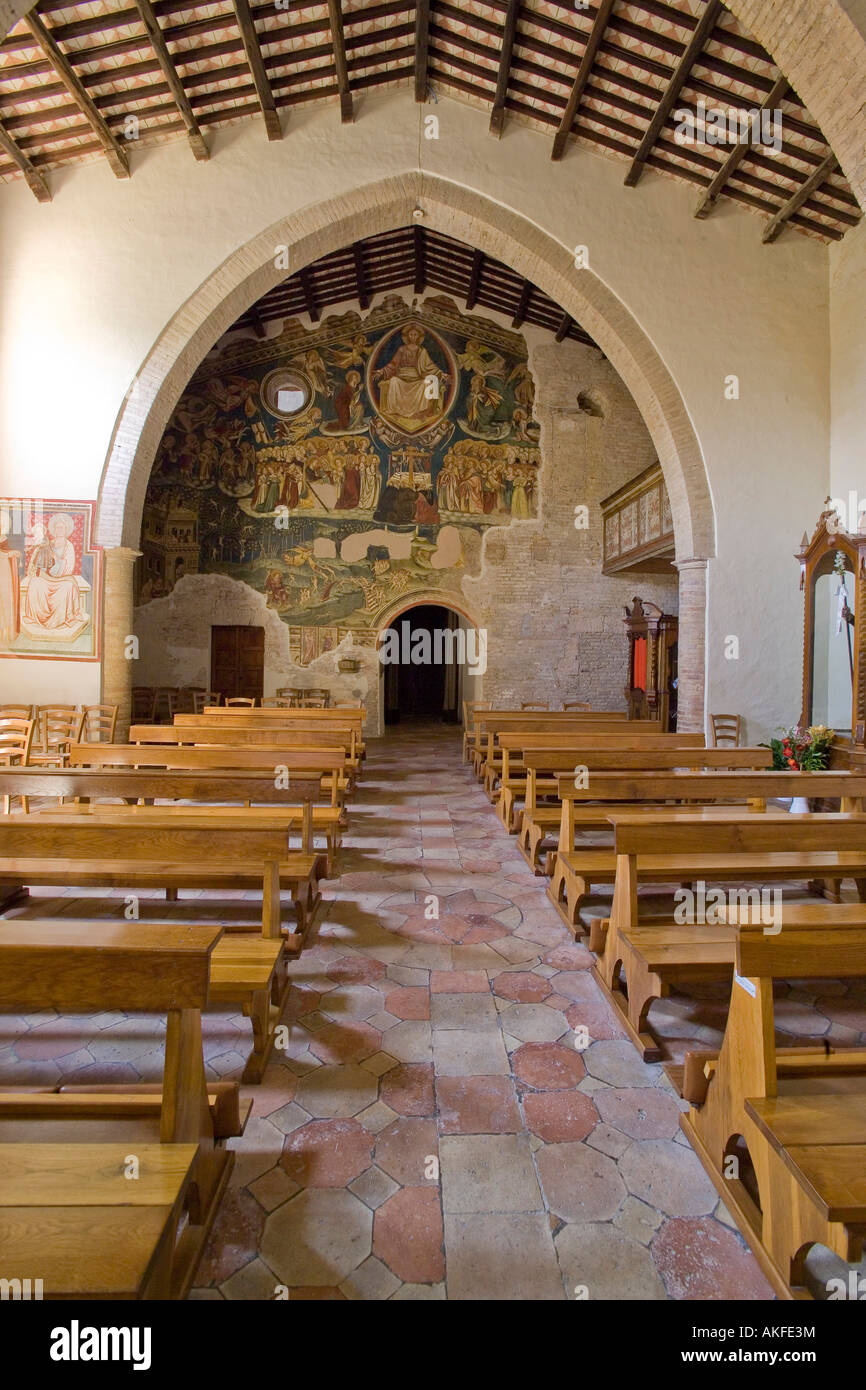Santa Maria in Piano abbey, Loreto Aprutino, Abruzzo, Italy Stock Photo -  Alamy