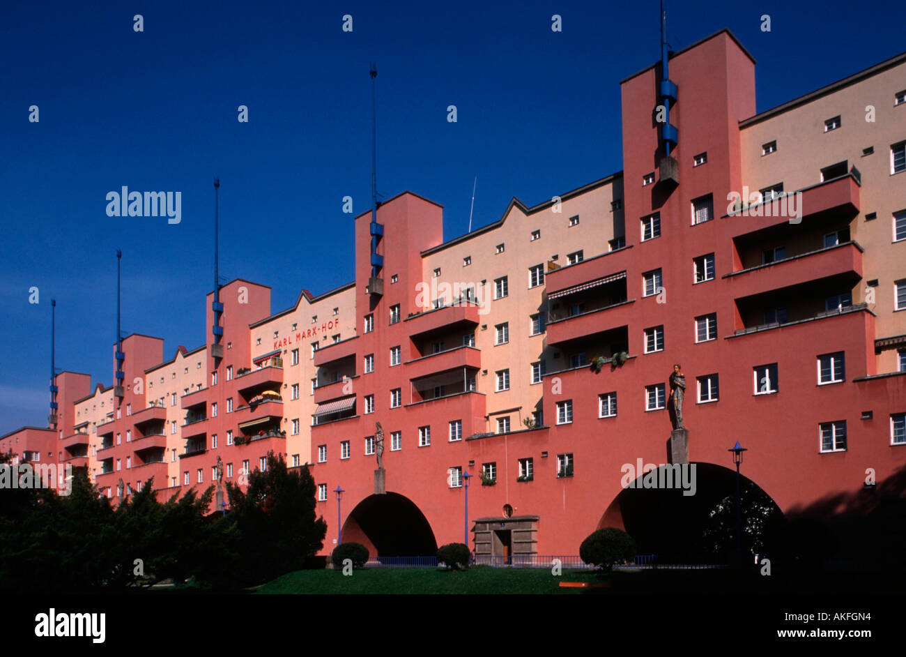 Österreich, Wien XIX, Döbling, Karl-Marx-Hof (1927-1930) Stock Photo