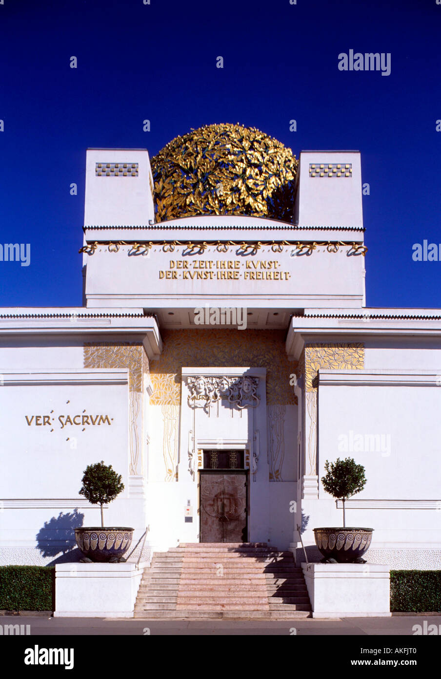 Österreich, Wien IV, Ausstellungshaus der Wiener Secession (1897-98 von Joseph Maria Olbrich) Stock Photo