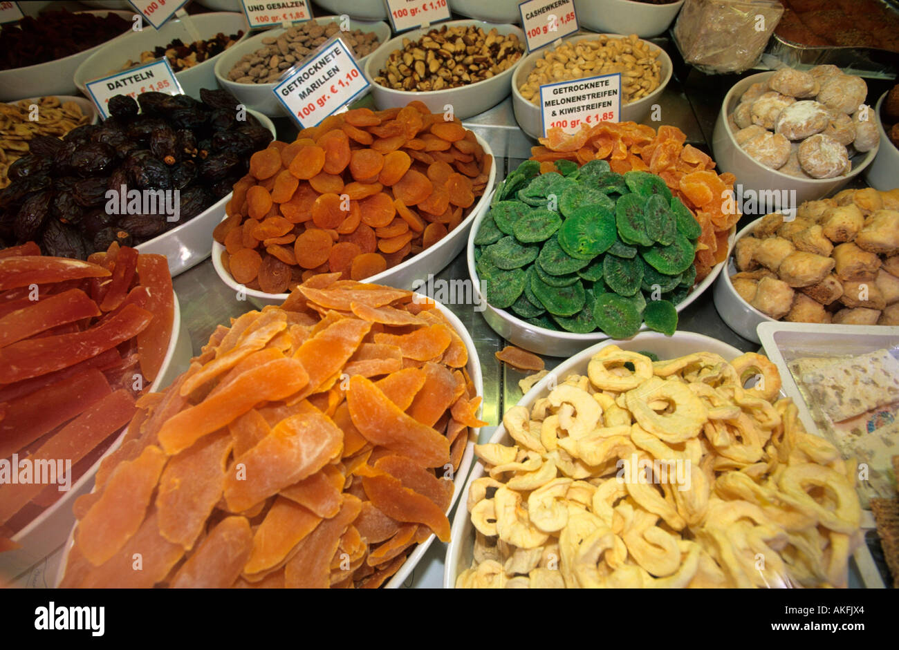 The Naschmarkt is Vienna's most popular market. Located at the Wienzeile over the Wien River it