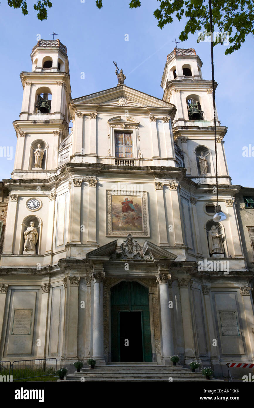 Nostra Signora dell'Acquasanta sanctuary, Acquasanta Terme, Ligury, Italy Stock Photo
