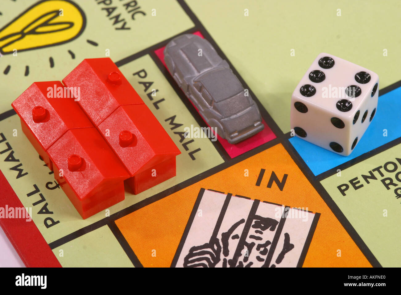 Monopoly board game Stock Photo Alamy