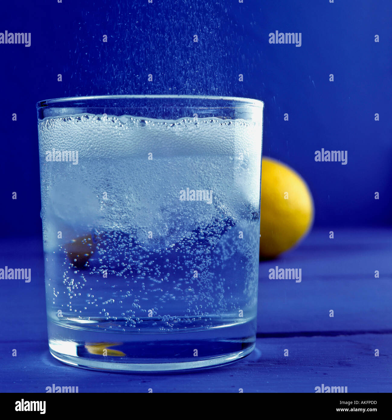 sparkling tonic mineralwater Stock Photo