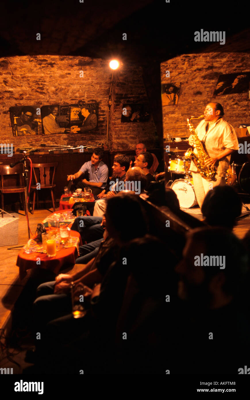 Österreich, Wien 1, Franz-Josefs-Kai 29, Club Jazzland, Wiens ältester Jazzkeller Stock Photo