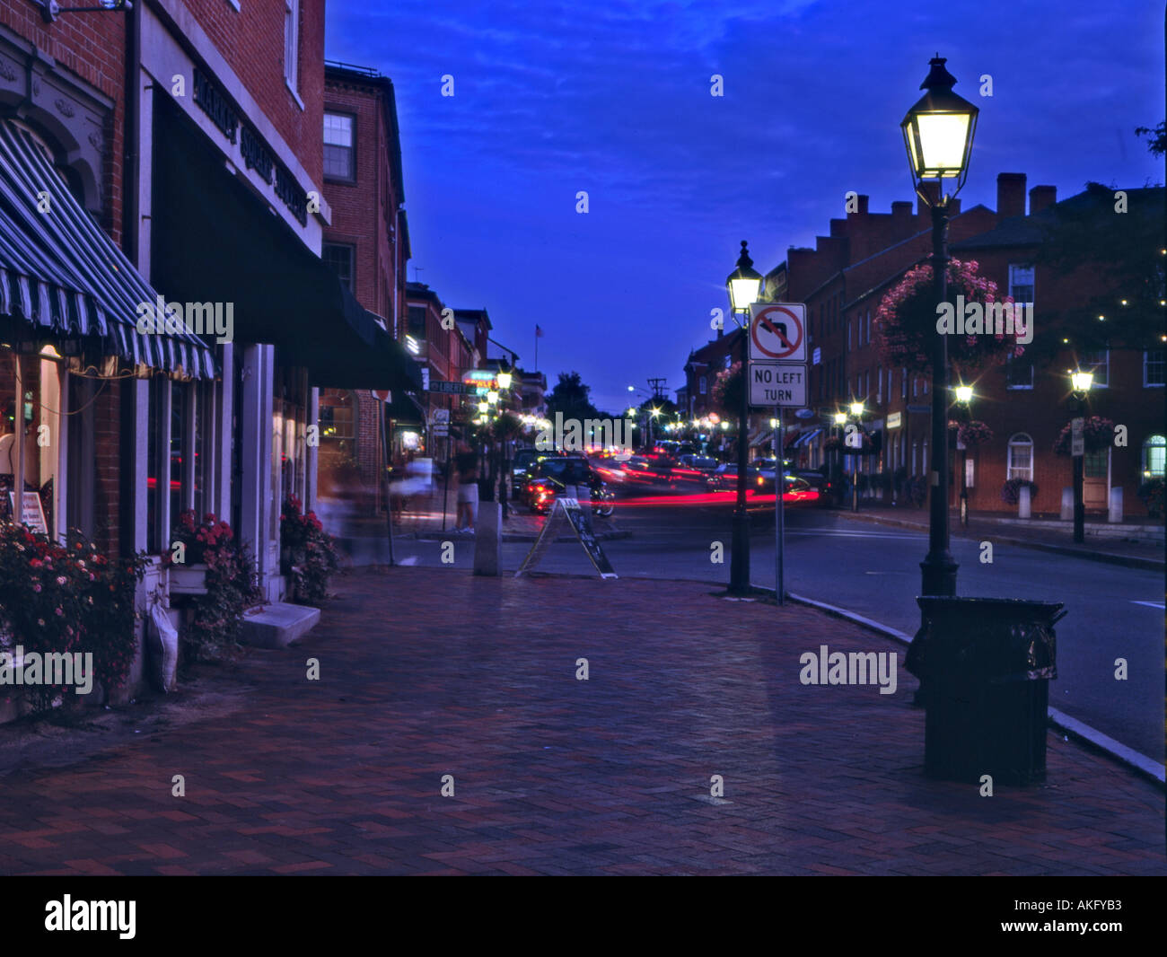 State Street in downtown Newburyport, Massachusetts Stock Photo Alamy