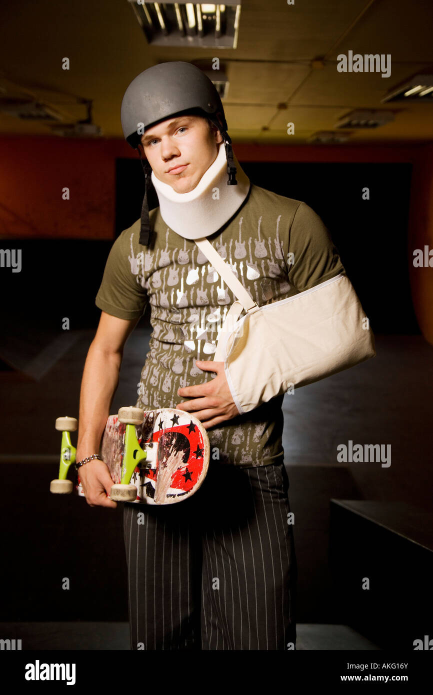 Injuries from skateboarding Stock Photo Alamy