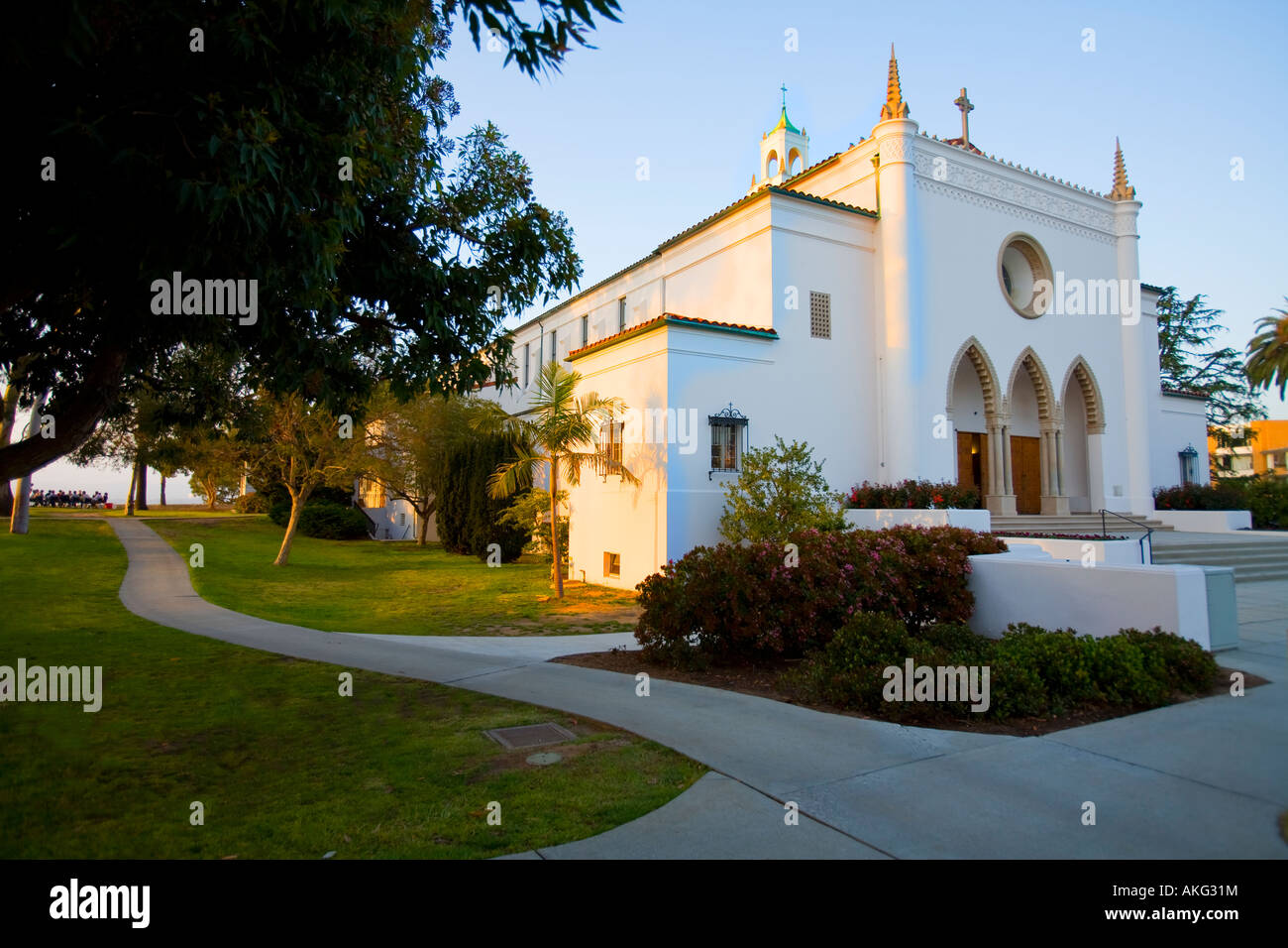 Sacred Heart Chapel At Loyola Marymount University Culver City California United States Of America Stock Photo