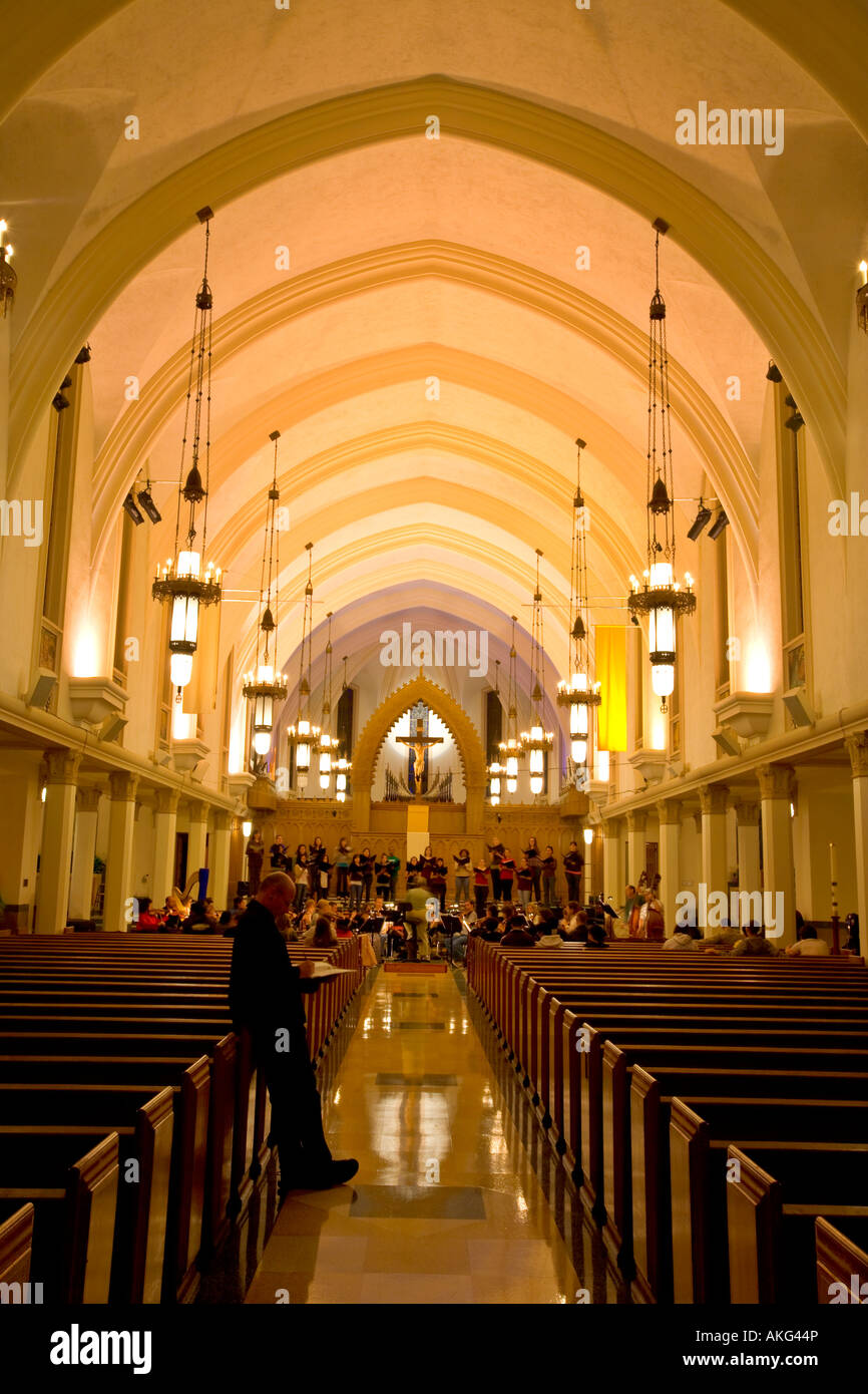 Sacred Heart Chapel At Loyola Marymount University Culver City California United States Of America Stock Photo