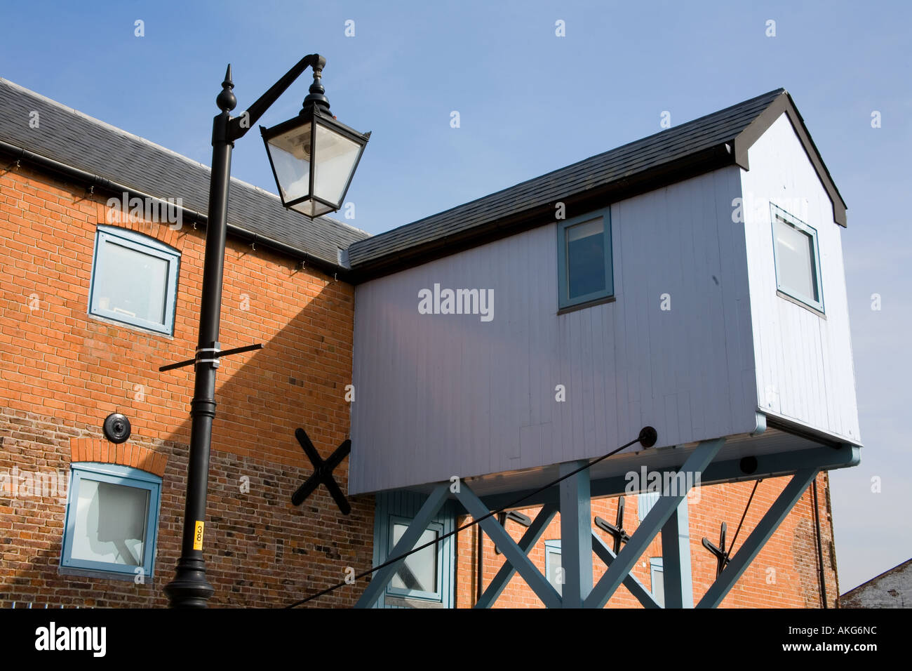 Wharfside regenerated building Gainsborough England Stock Photo Alamy