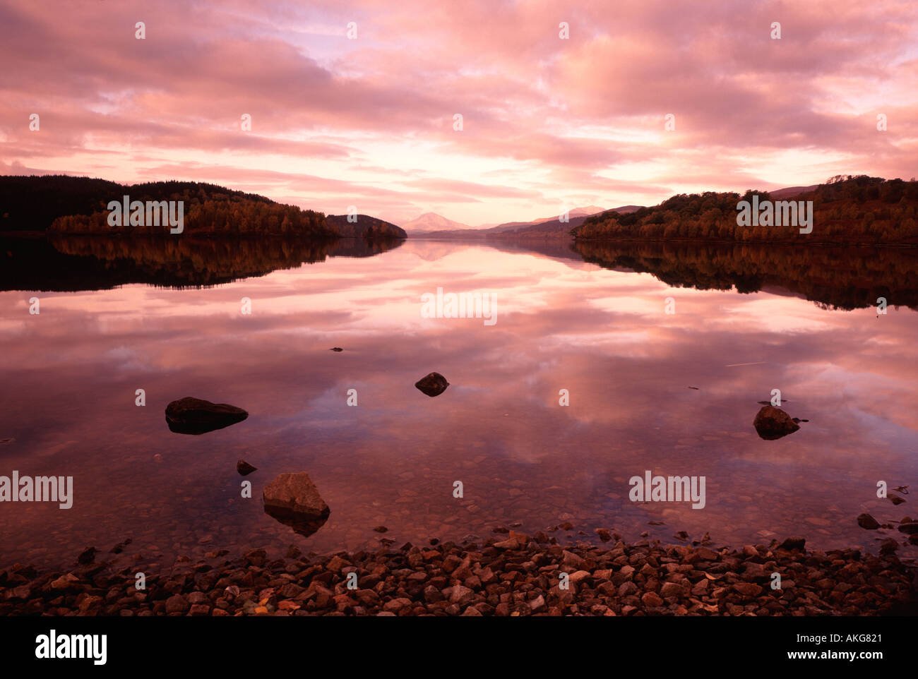 Loch Garry, Lochaber, Scotland, UK Stock Photo Alamy
