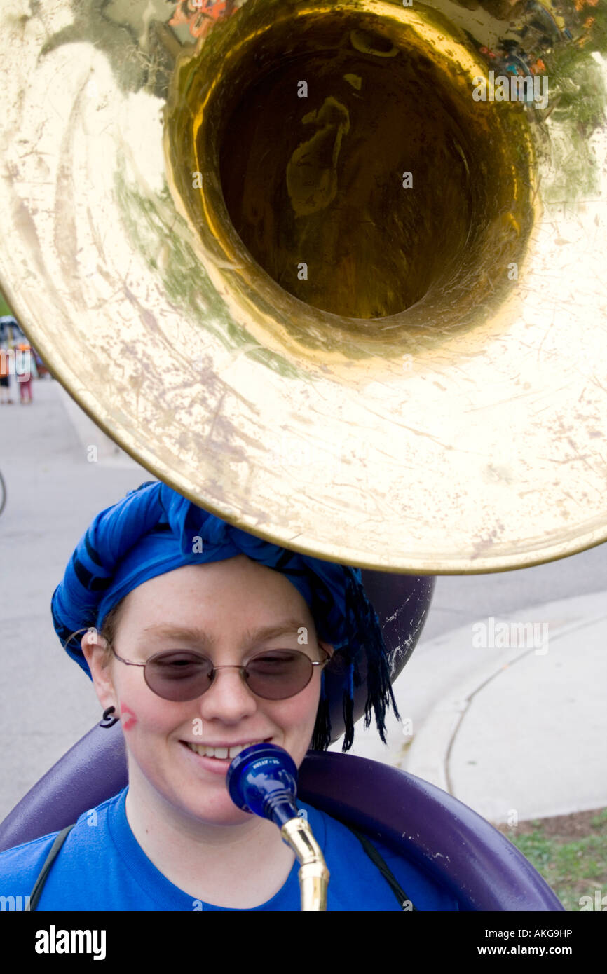 Tuba and sousaphone hires stock photography and images Alamy