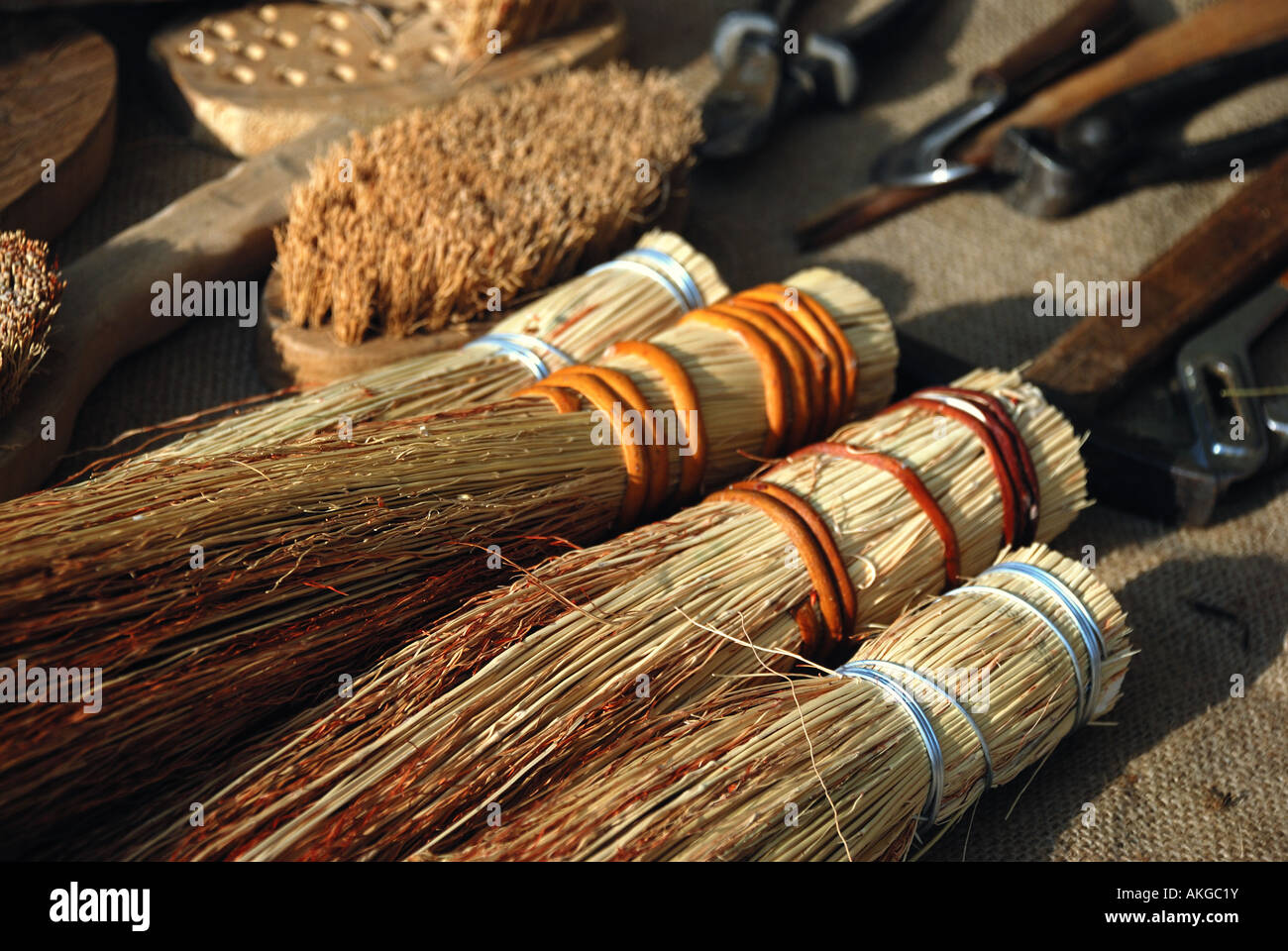Wicker broom hires stock photography and images Alamy