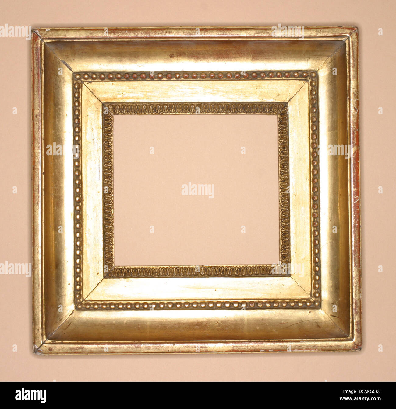 golden antique frame Stock Photo Alamy