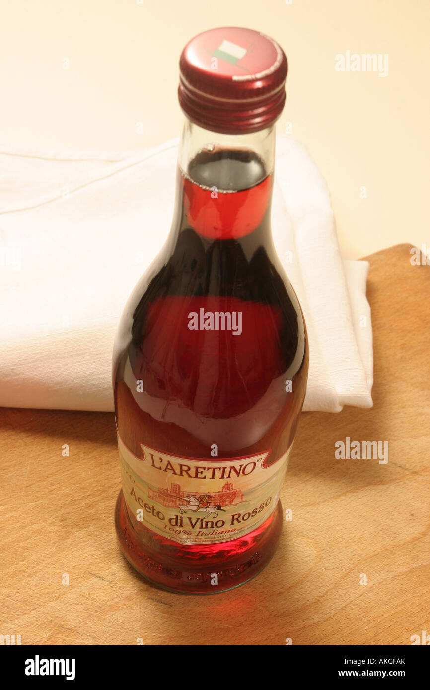 Red vinegar, Italy Stock Photo