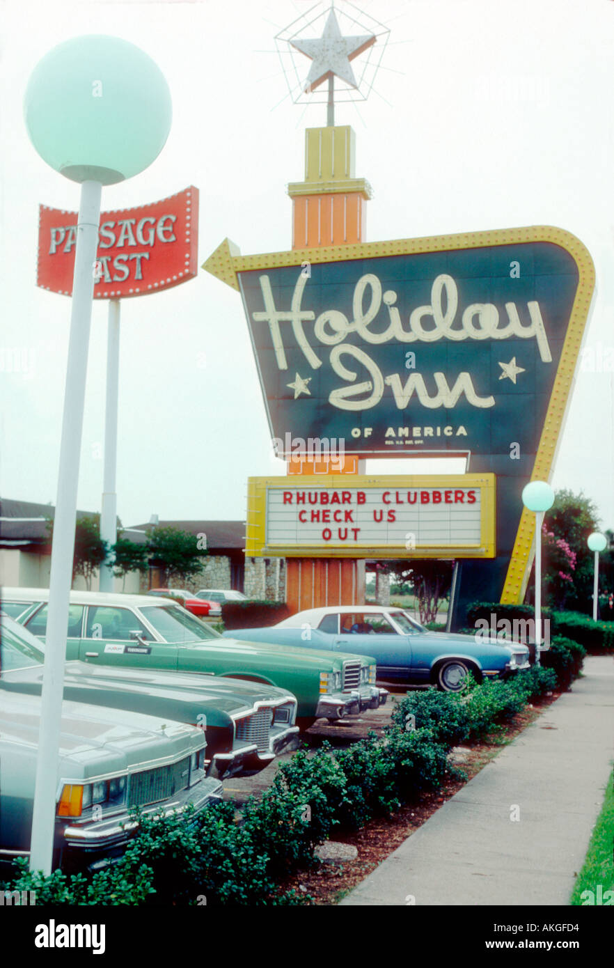 Holiday Inn 1977 USA Stock Photo