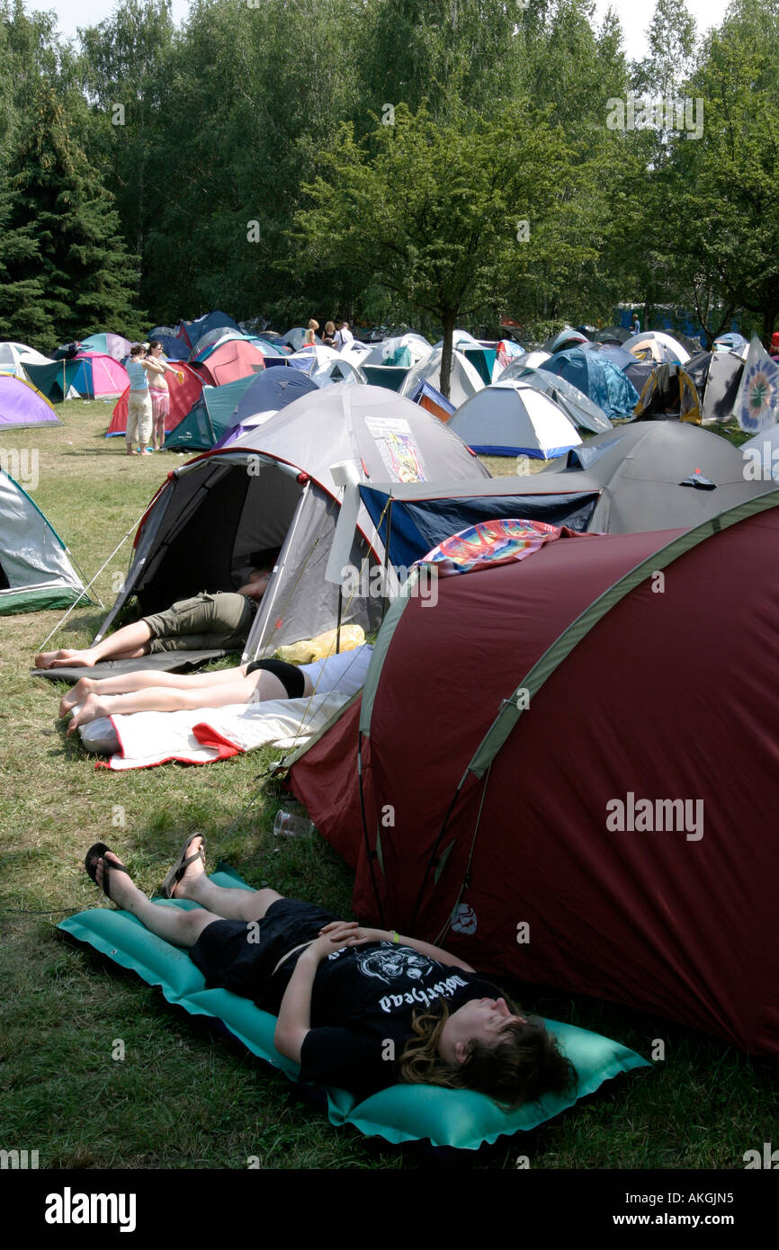 Sziget festival Budapest Hungary Stock Photo