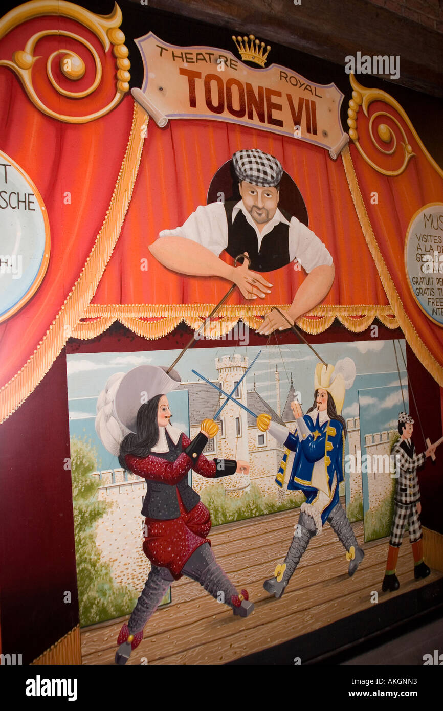Toone Puppet Theatre Brussels Belgium Stock Photo Alamy