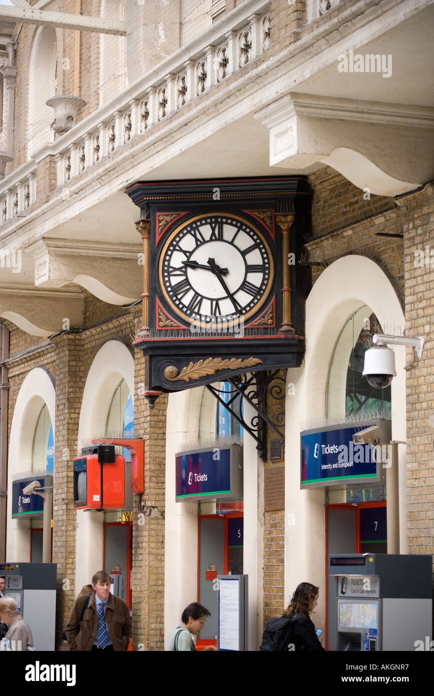 Charing Cross Station Clock London England UK Stock Photo Alamy
