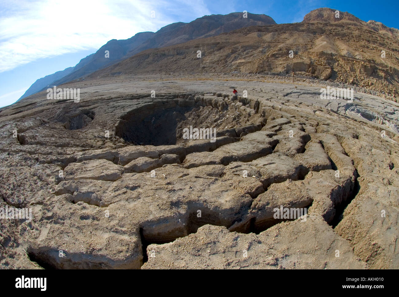 Israel Dead Sea Sink Holes Natural Phenomenon Due To The