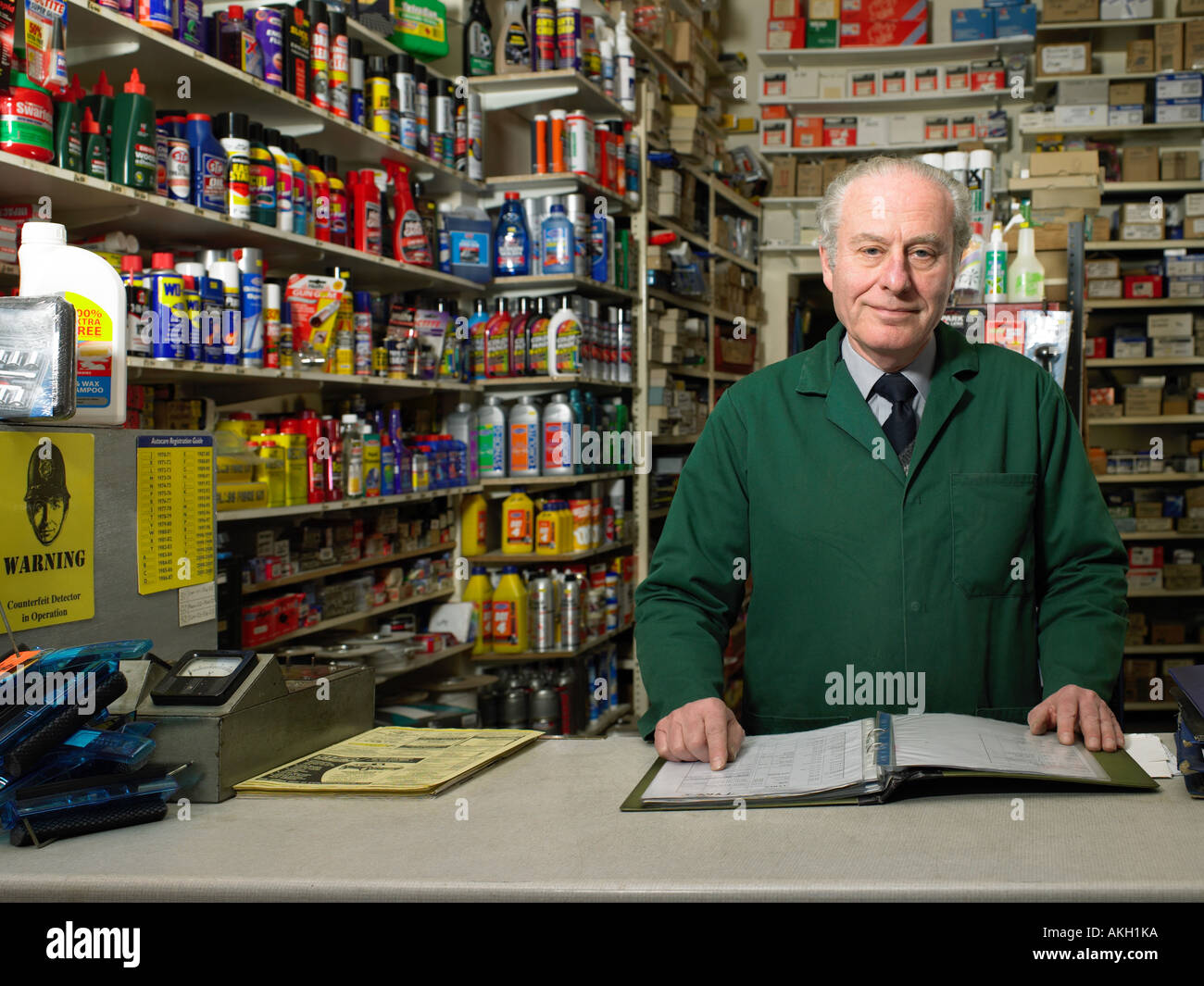 Hardware store owner Stock Photo 8571385 Alamy