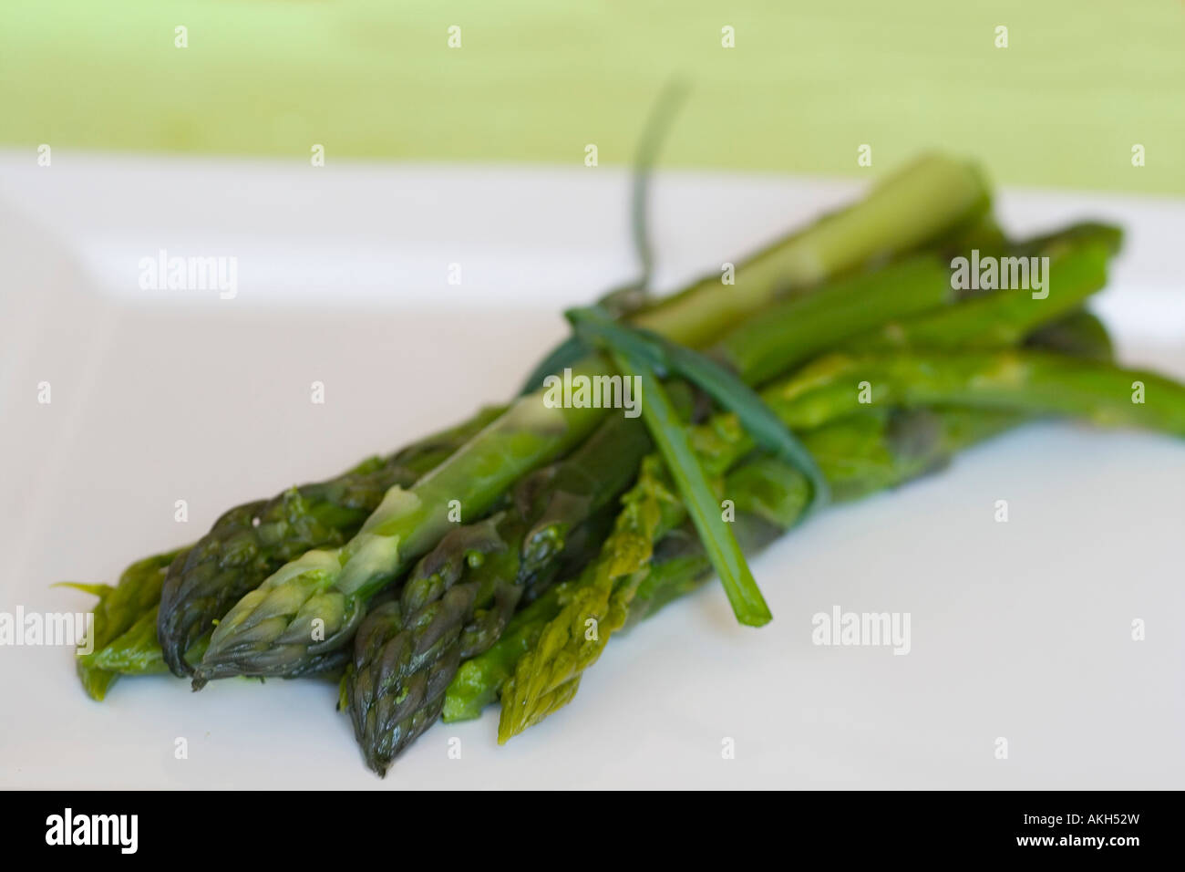 Green asparagus Stock Photo