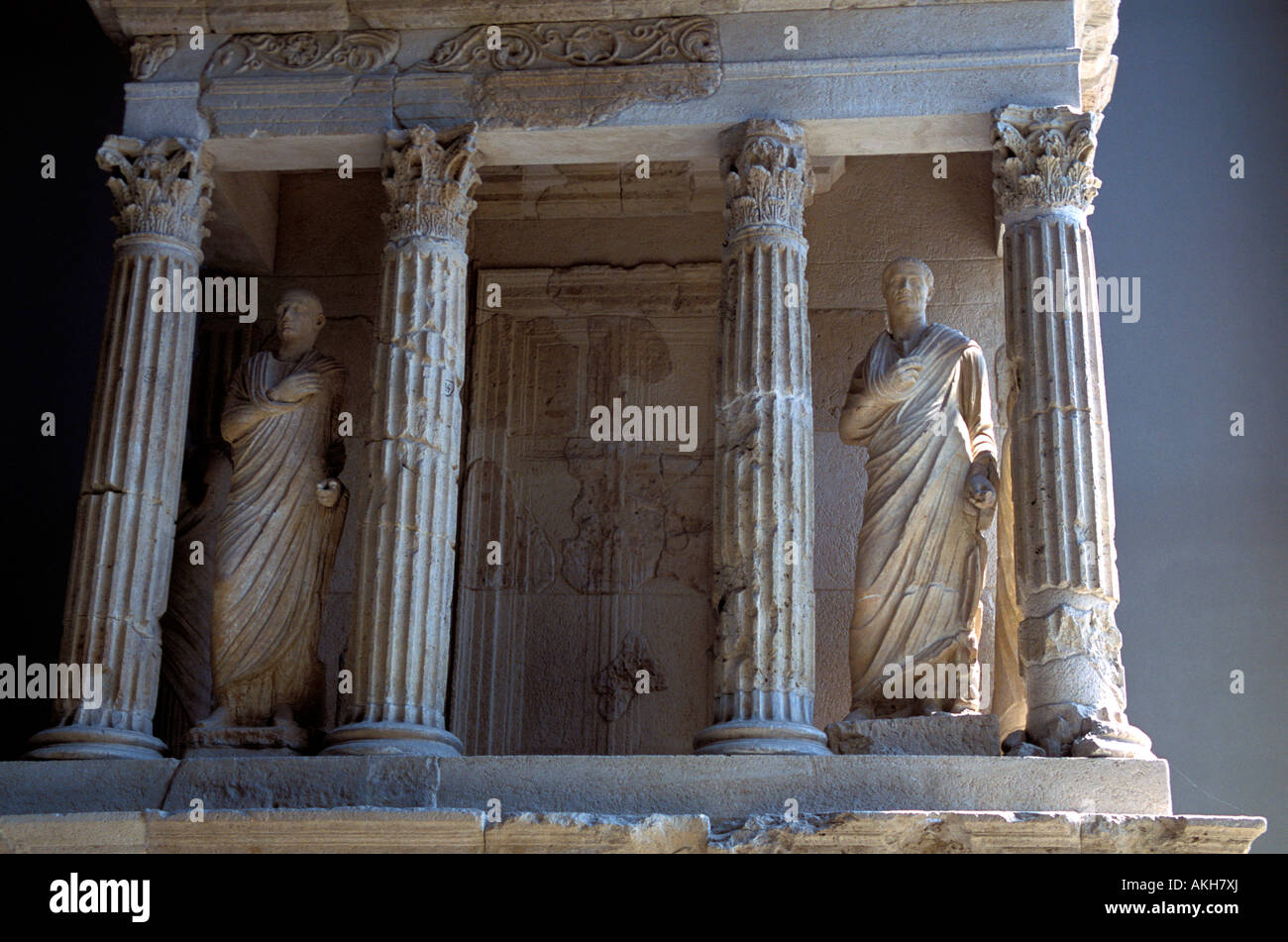 Musius Rufus Rufus monument, Archaeological museum, Sarsina, Emilia Romagna, Itlay ...