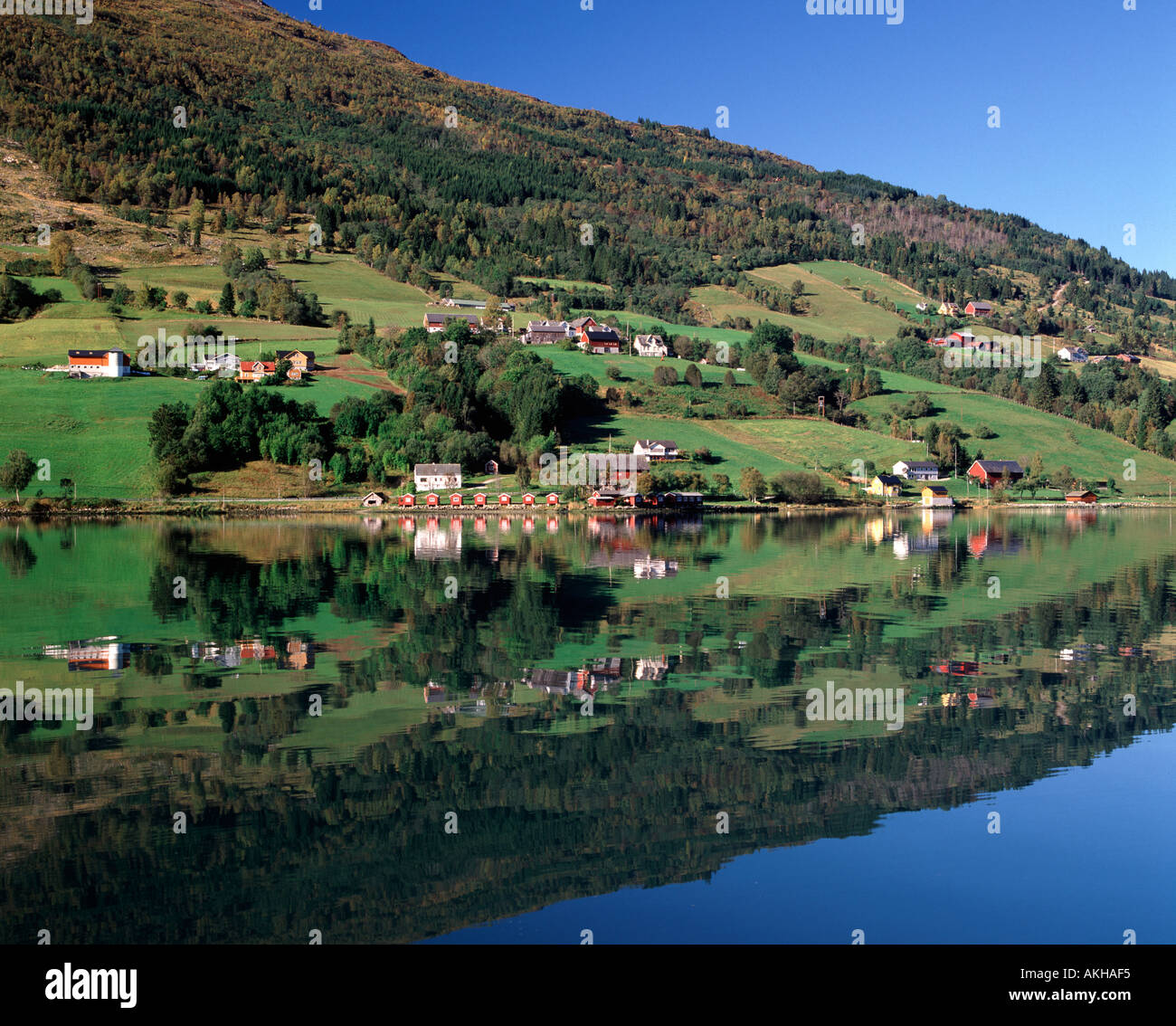 Nordfjord, Sogn og Fjordane, Norway Stock Photo