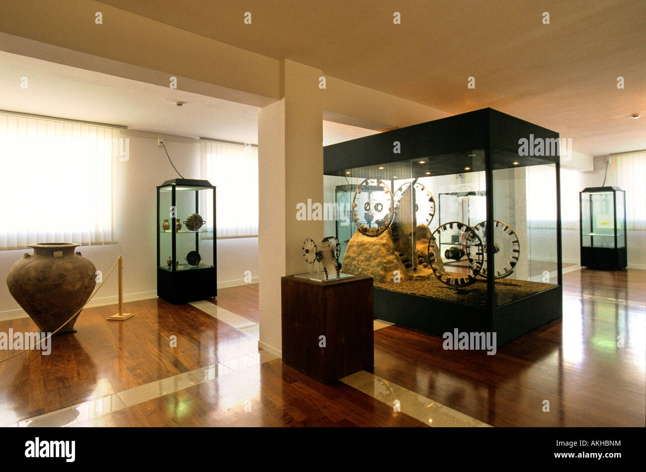 L'Antiquarium archaeological museum, Numana, Marche, Italy Stock Photo