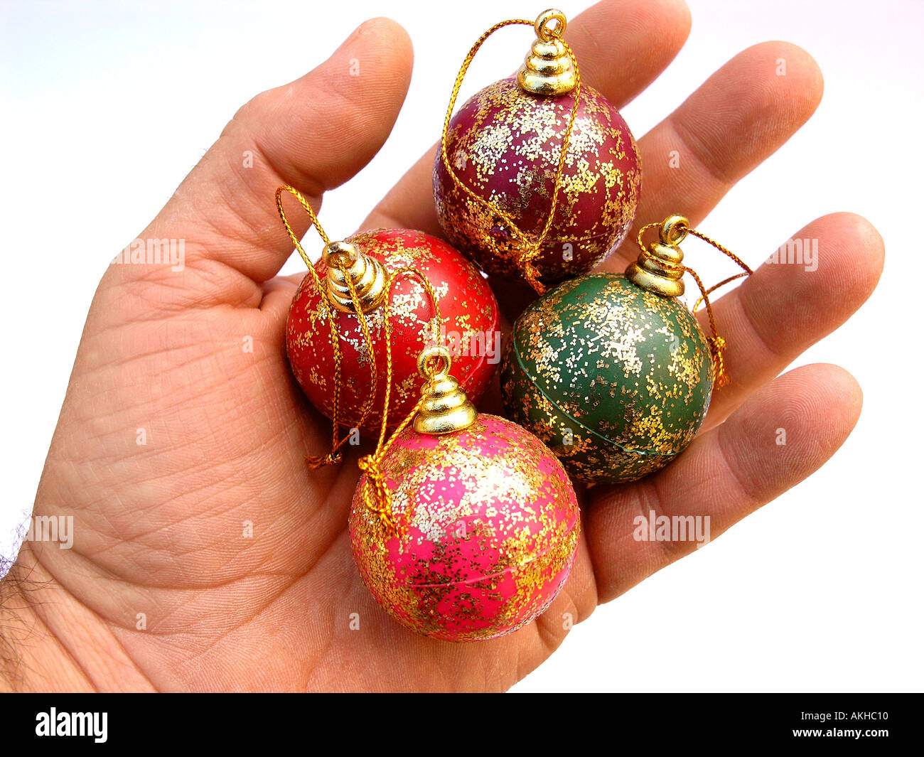 Group christmas baubles cut out hi-res stock photography and images - Alamy