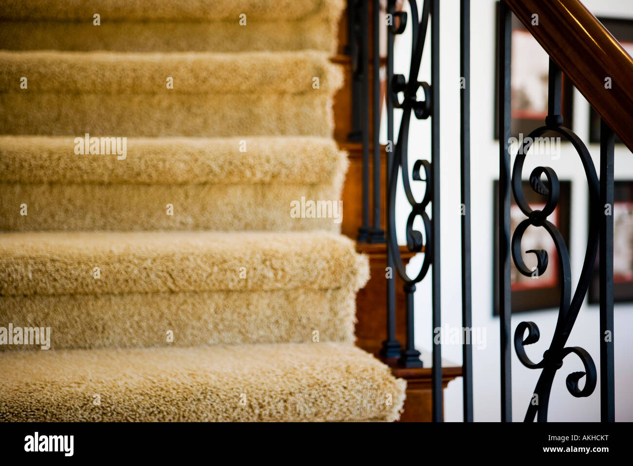 Staircase Railing Banister High Resolution Stock Photography And Images Alamy