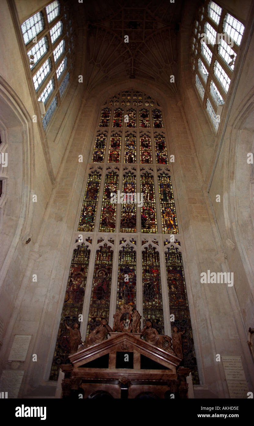 Interior of Bath Abbey Stock Photo - Alamy