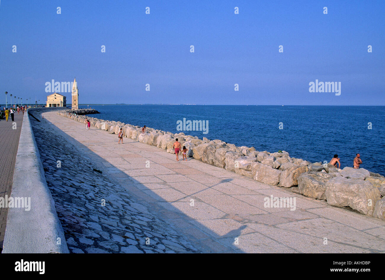 Scogliera Viva openair museum, Caorle, Veneto, Italy Stock Photo