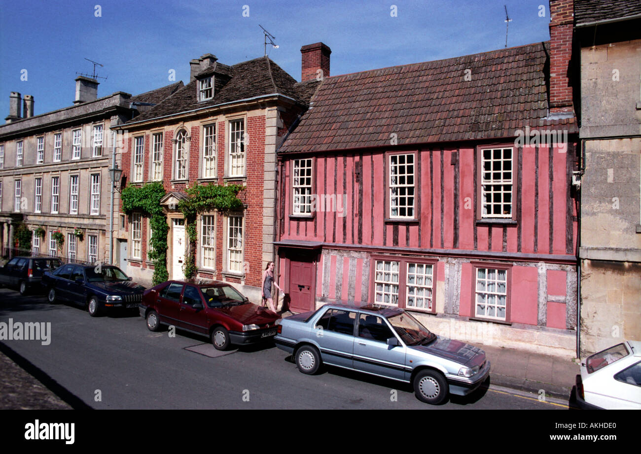 St Mary's Street in Chippenham Wiltshire Stock Photo Alamy