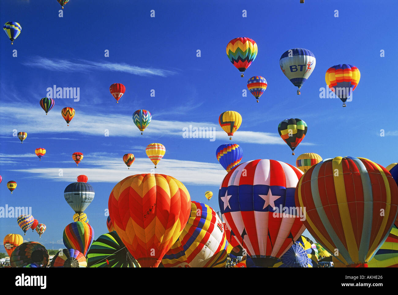 Albuquerque balloon festival in New Mexico Stock Photo