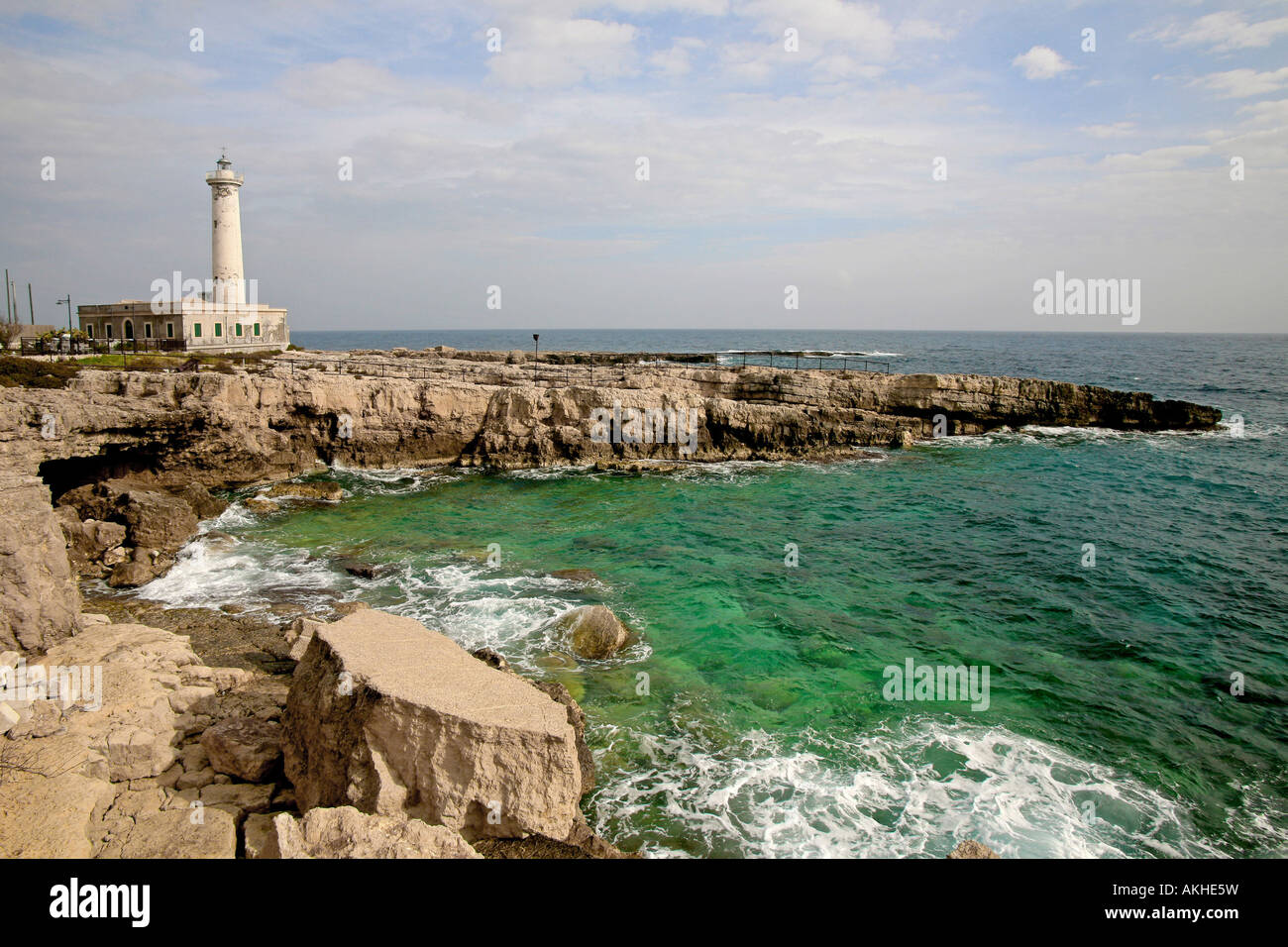 Santacroce lighthouse, Augusta, Sicily, Italy Stock Photo Alamy