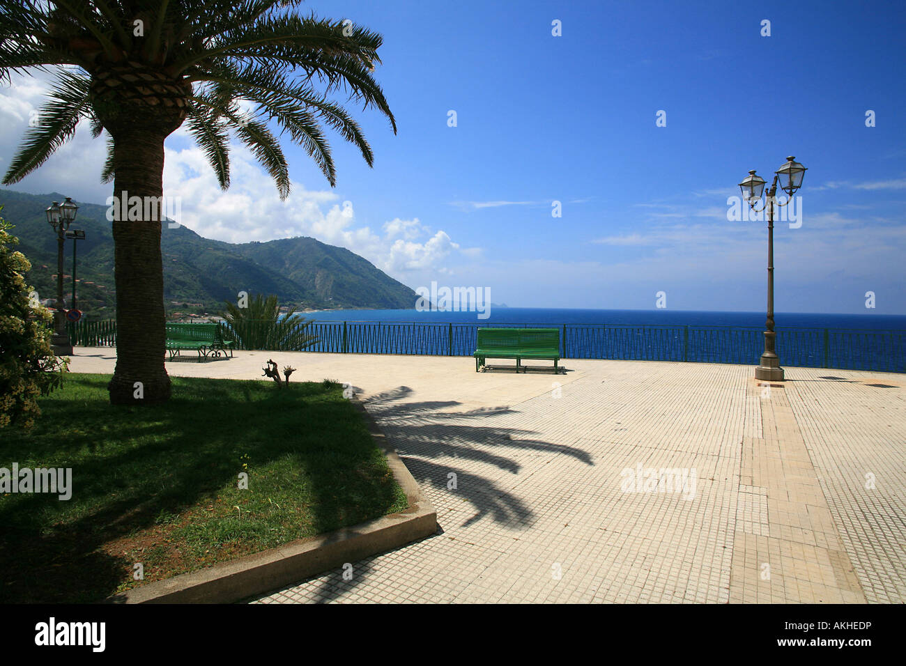 Promenade, Gioiosa Marea, Sicily, Italy Stock Photo Alamy