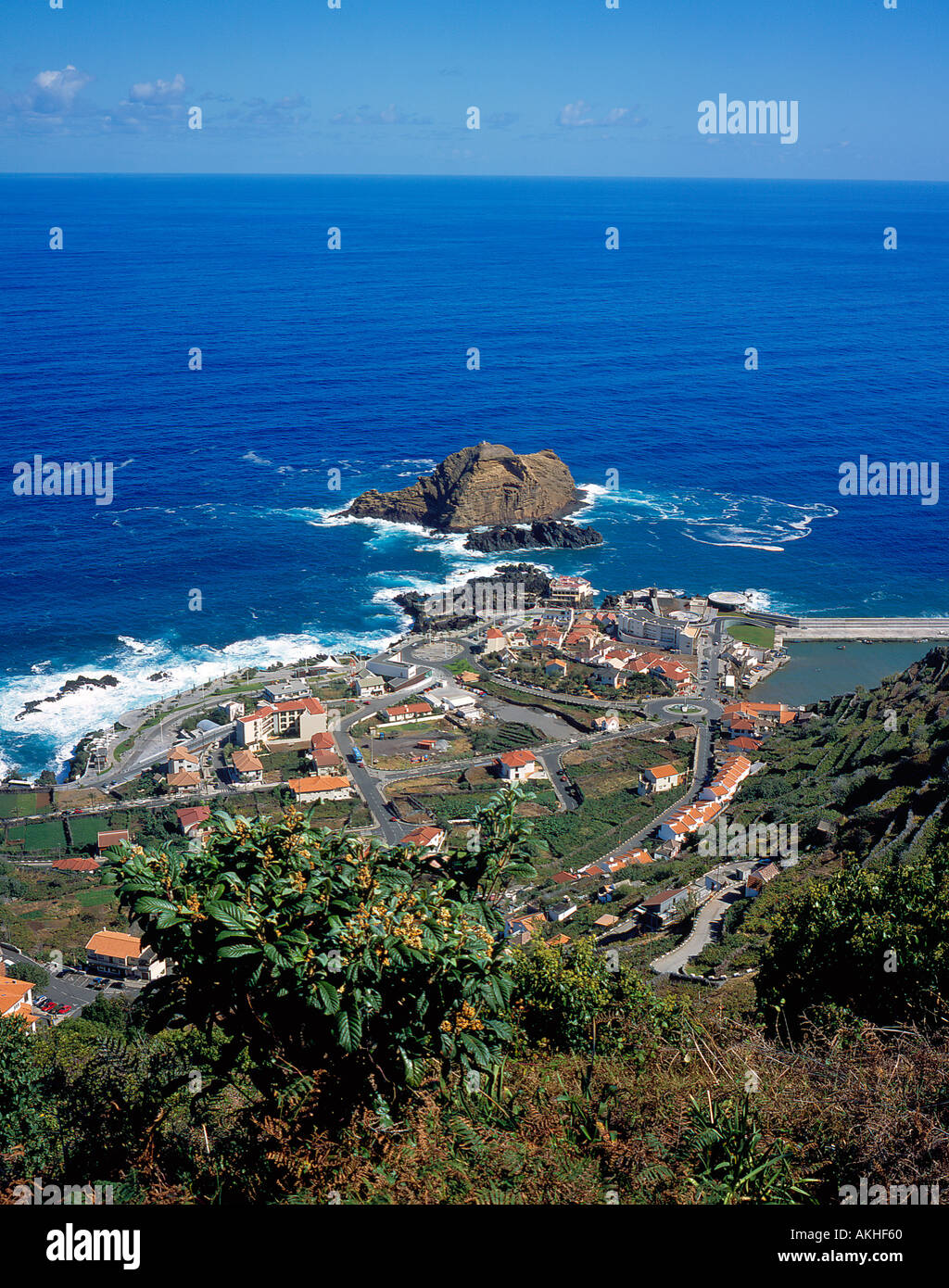 Porto Moniz Madeira Portugal Europe. Photo by Willy Matheisl Stock Photo