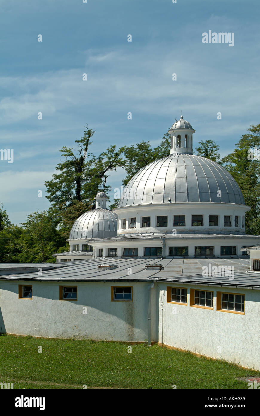 Bath House Built on a Natural Hot Water Spa, Slatina, Bosnia Herzegovina. Stock Photo